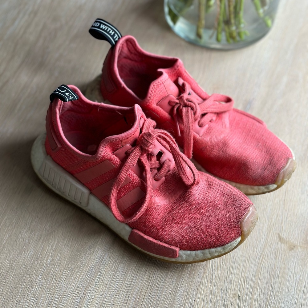 Red Adidas NMD’s Sneakers